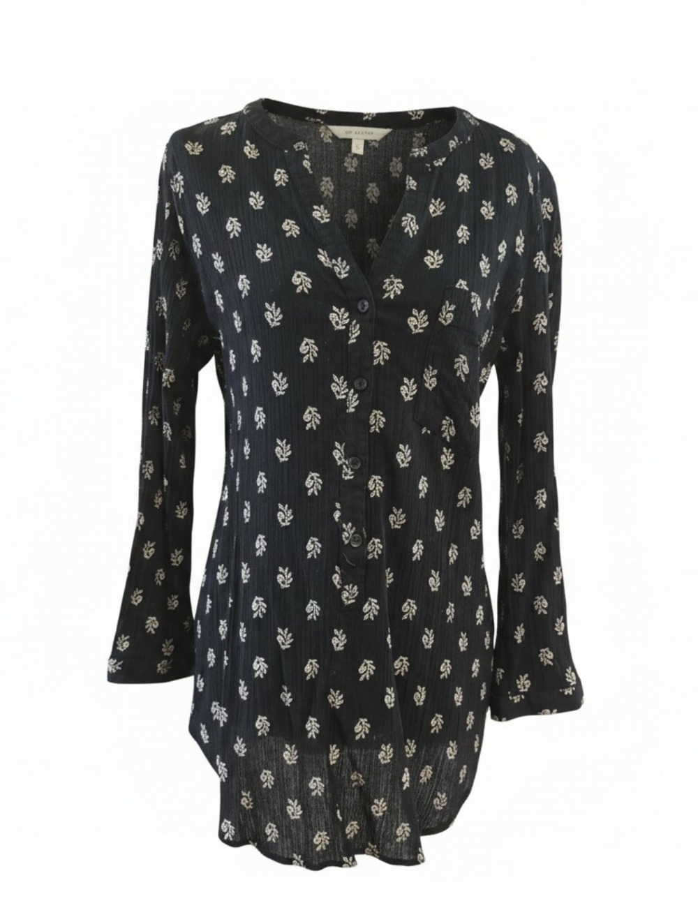 Old Navy long-sleeved Black tunic M